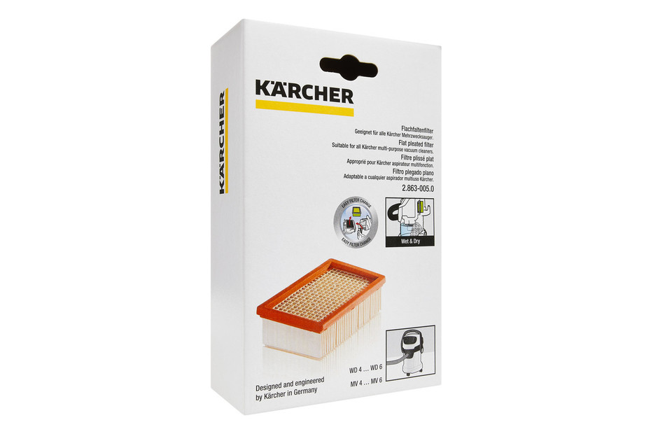 Kärcher Filtre plissé plat pour MV 4–MV 6