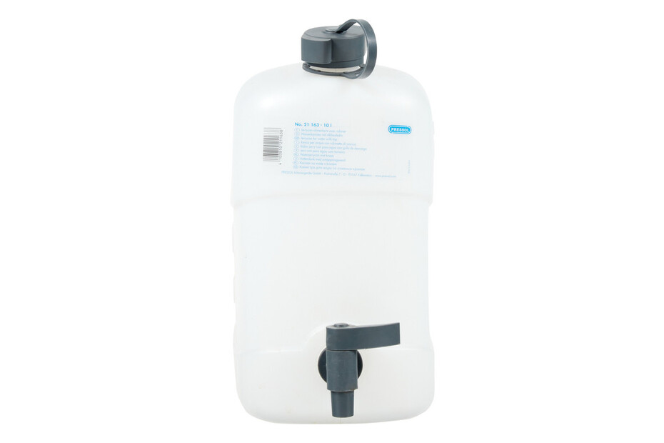Wasserkanister - 15 Liter, stapelbar, HDPE - mit Ablasshahn von PRESS,  16,74 EUR