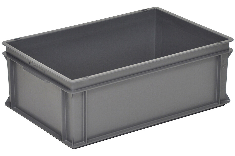 Utz Rako Oecoplan Behälter Box stapelbar 40l (60x40x22cm), dunkelgrau