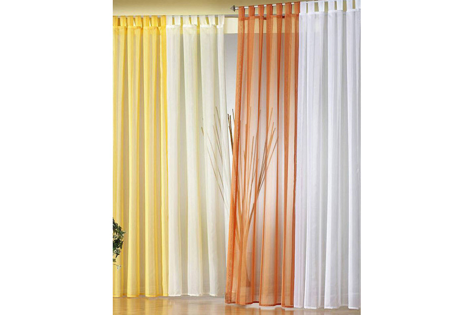 VOILE Vorhang mit Schlaufen 140 x 245 cm beige kaufen bei JUMBO