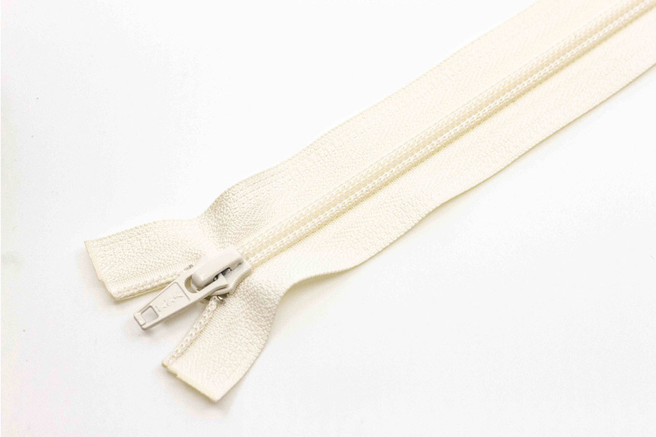 YKK Reißverschluss 195 Cm – Wasserabweisend, 10 Mm Spirale, Für Planen & Zelte | Farbe Rohweiß/elfenbein