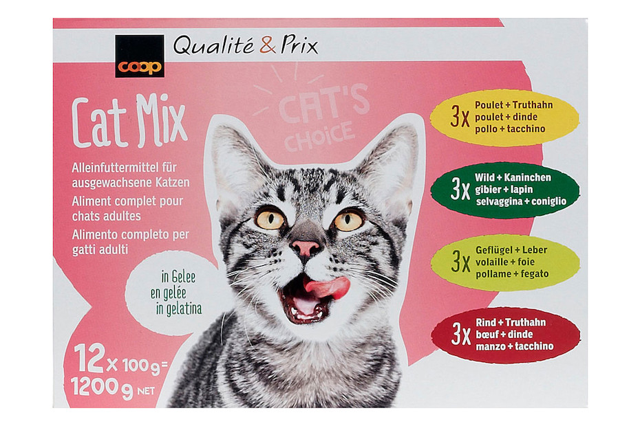 Cat Mix Katzenfutter in Gelee assortiert 12x100g