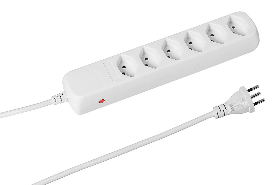 Steckdosenleiste Power Easy 6xT13 mit Reset Button
