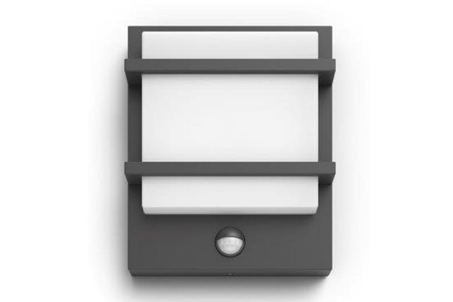 Philips LED-Aussenleuchte Petronia mit Bewegungssensor Anthrazit | 12 W