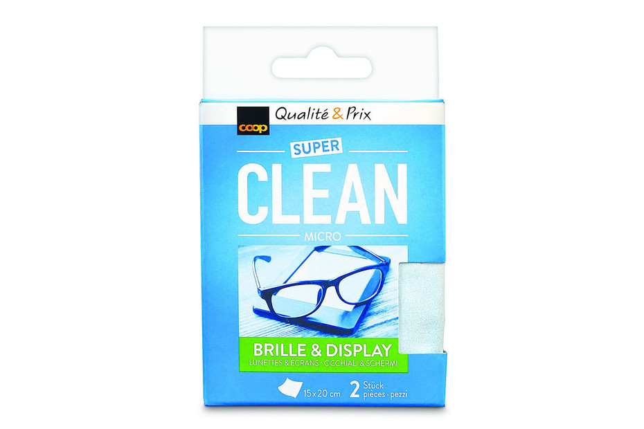 Panni in microfibra per occhiali Super Clean 2 pezzi acquistare da JUMBO