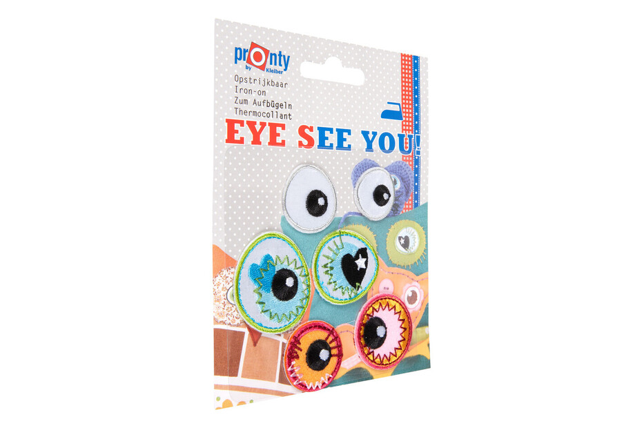 Glorex Eye See You Toppe termoadesive Occhi di Gufo