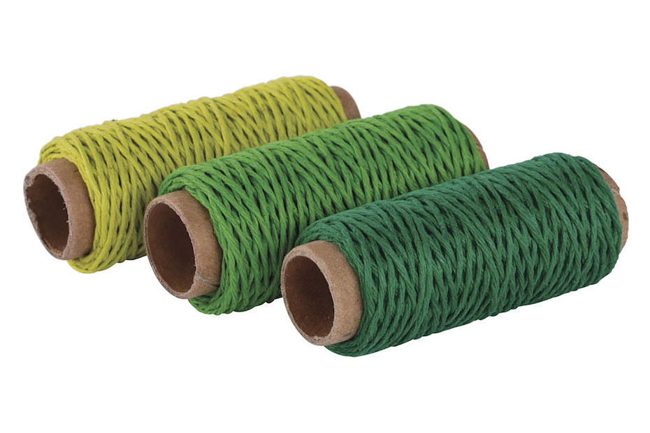 Rayher Set corda di canapa colori Verde, 1 mm