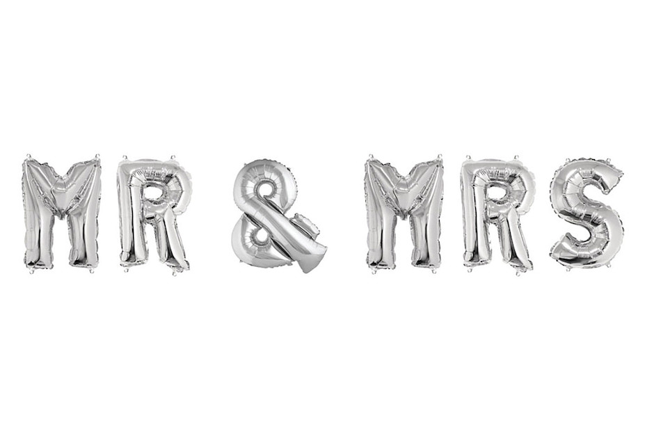 Palloncino Per Matrimonio, Mr & Mrs Decorazione, Palloncino