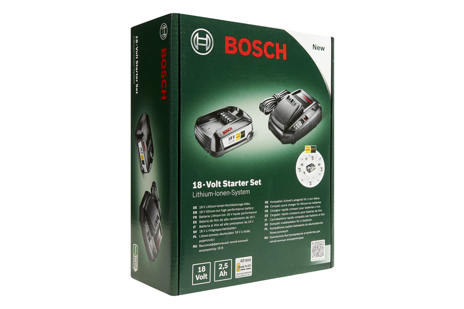 Bosch Starter-Set 18 V (2,5 Ah + AL 1830 CV) Acheter chez JUMBO