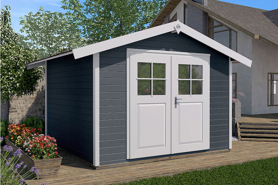 Weka Gartenhaus 122 Gr.5 28mm mit Doppeltüre (295 x 300 cm), holz