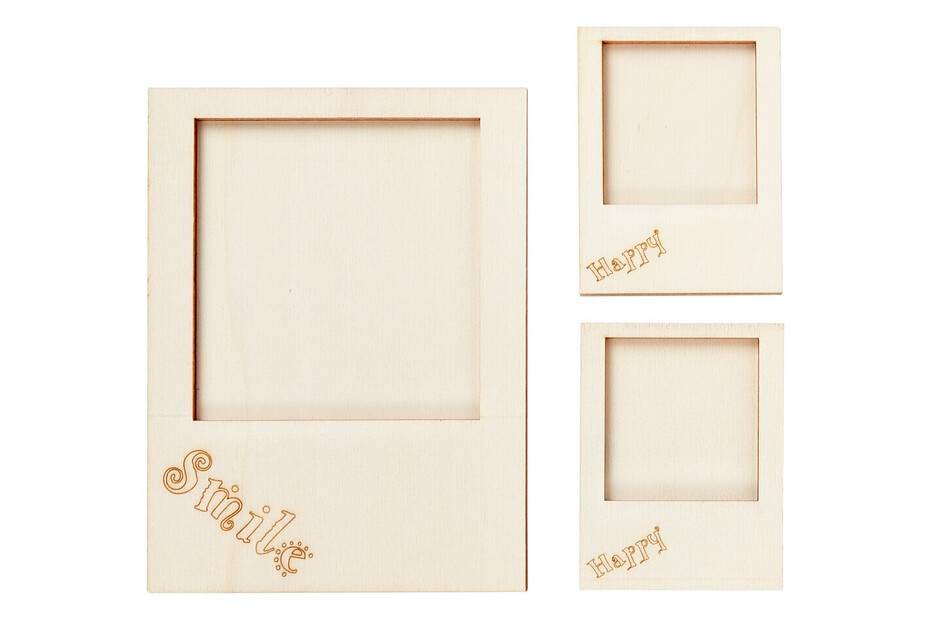 Oecoplan Cornice Polaroid di legno 3 pz acquistare da JUMBO
