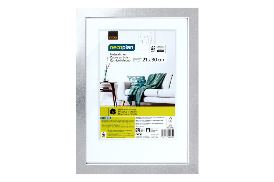 Cornice Portafoto 62 X 25 Cm (pino Nero), Cornice In Legno