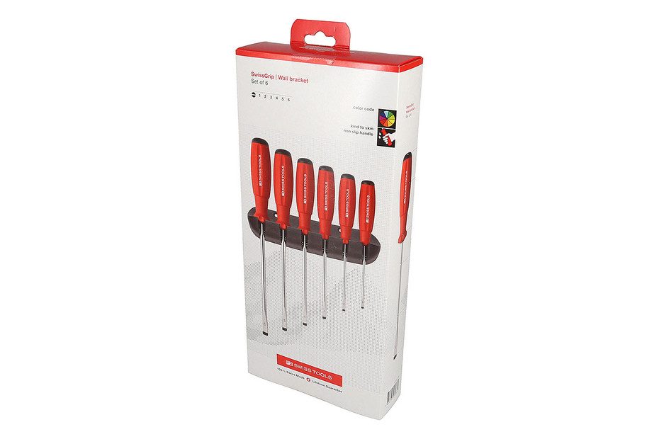 Maurer Präzisions-Schraubendreher-Set 6-teilig – Phillips & Schlitz, Mit Ergonomischen Bi-Material-Griffen