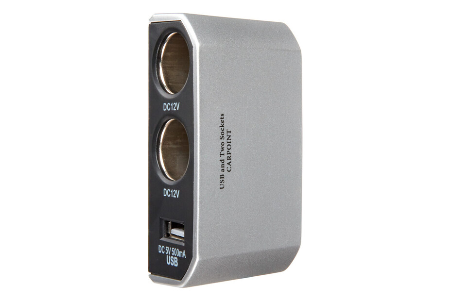 Zigarettenanzünder-Adapter 3-Fach mit USB