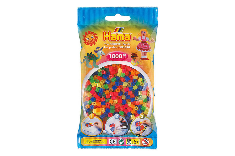 Perles Hama MIDI 3000 - Mélange Uni, Pot Pour Créations Et Loisirs Créatifs