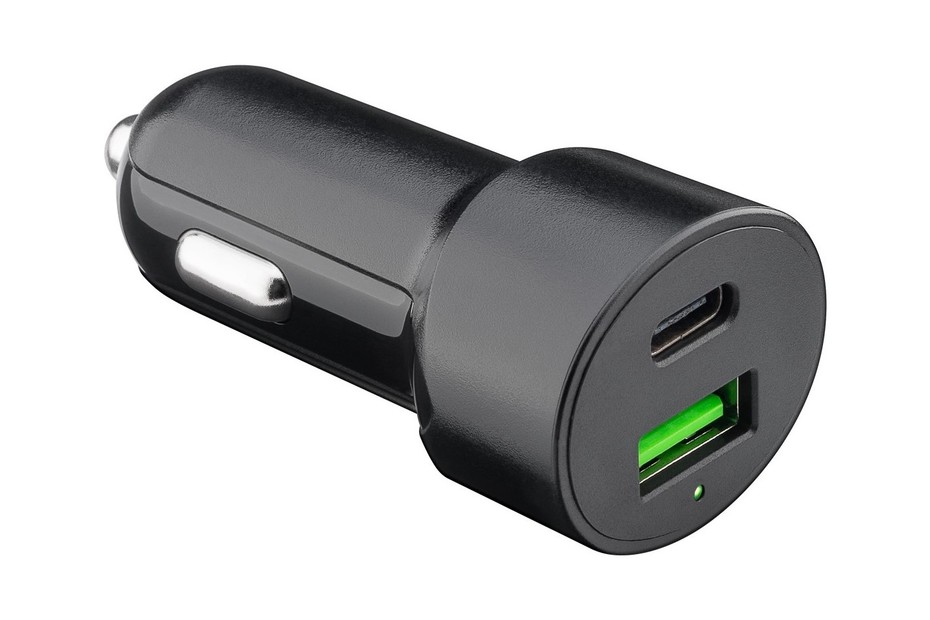 Goobay USB Auto Schnellladegerät USB-C PD schwarz kaufen bei JUMBO
