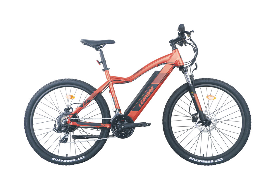Leopard E-Mountainbike E-Sport – 27.5 / 48cm – 350W Bafang – Safran
