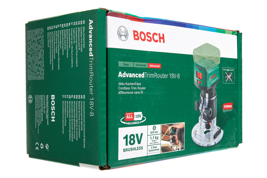 Défonceuse sans fil Bosch Advanced TrimRouter 18V-8 (sans batterie)
