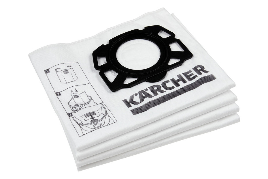 Kärcher Vliesfilterbeutel KFI 357 | 23 × 20 cm | 4 Stück kaufen bei JUMBO