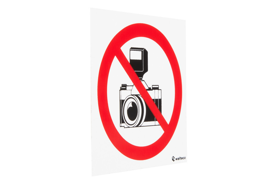 Foto-Verbot Aufkleber – 3 Stück, 10x14 Cm, Mehrsprachig