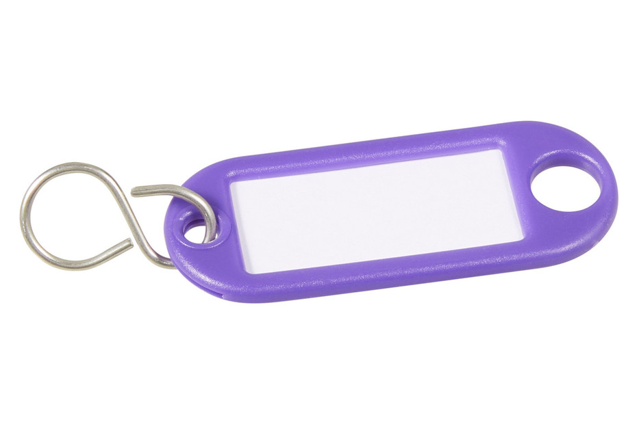 Schlüsseletikett Farbig Violett