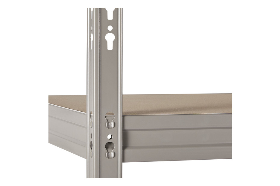Étagère Métal Lourde Karat 180x90x60cm - 1250kg Charge Totale - 5 Tablettes Réglables - Pour Cave Et Garage