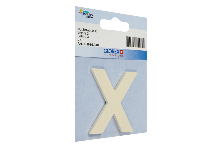 Handgefertigter Holzbuchstabe X - 22cm Höhe Befüllbar Für Deko