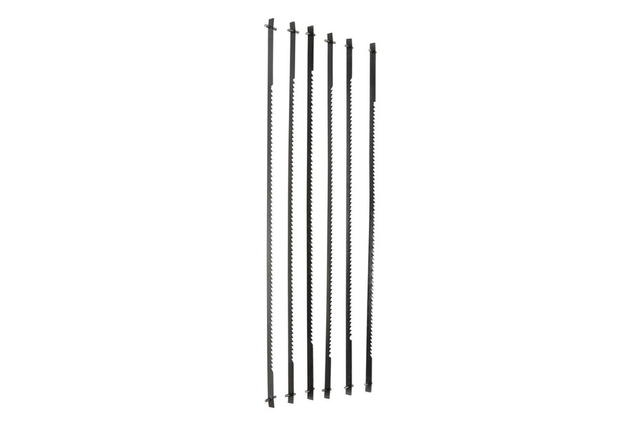 12 Stück Dekupiersägeblätter HSS Ohne Stift - 20 Zähne, 0,8x0,34 Mm, Für Alle Maschinen