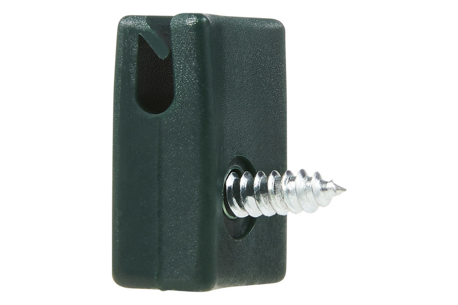 Supports Pour Fil Tendeur Avec Clou à Crochet - Lot De 50, Polyéthylène Résistant Aux UV, Pour Grillage De Jardin - 2