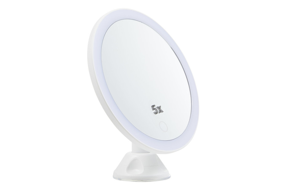 Wenko Miroir mural LED Isola Blanc ⌀ 18,5 cm Acheter chez JUMBO
