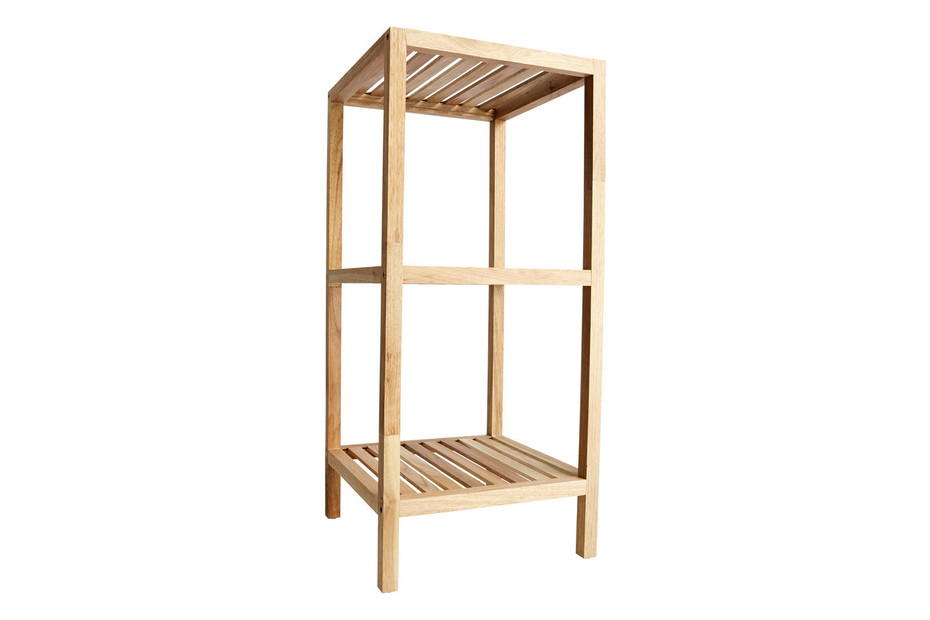 Étagère Salle De Bain WENKO Mod Sans Perçage – Murale Suspendue Noire, 2 Niveaux + 4 Crochets – 26x54,5x11,5 Cm