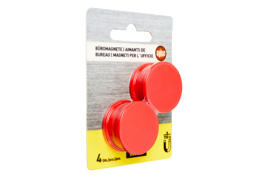 Piccola alta potenza 'Memo' Board magneti - blu (5 confezioni da 10