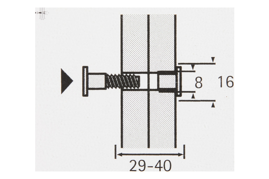 Hettich Verbindungsschraube M6 kaufen bei JUMBO