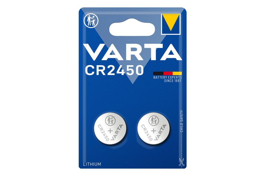 CR 2450 SLF, Varta Microbattery Knopfzellen-Batterie, Lithium, CR2450, 3V,  560mAh