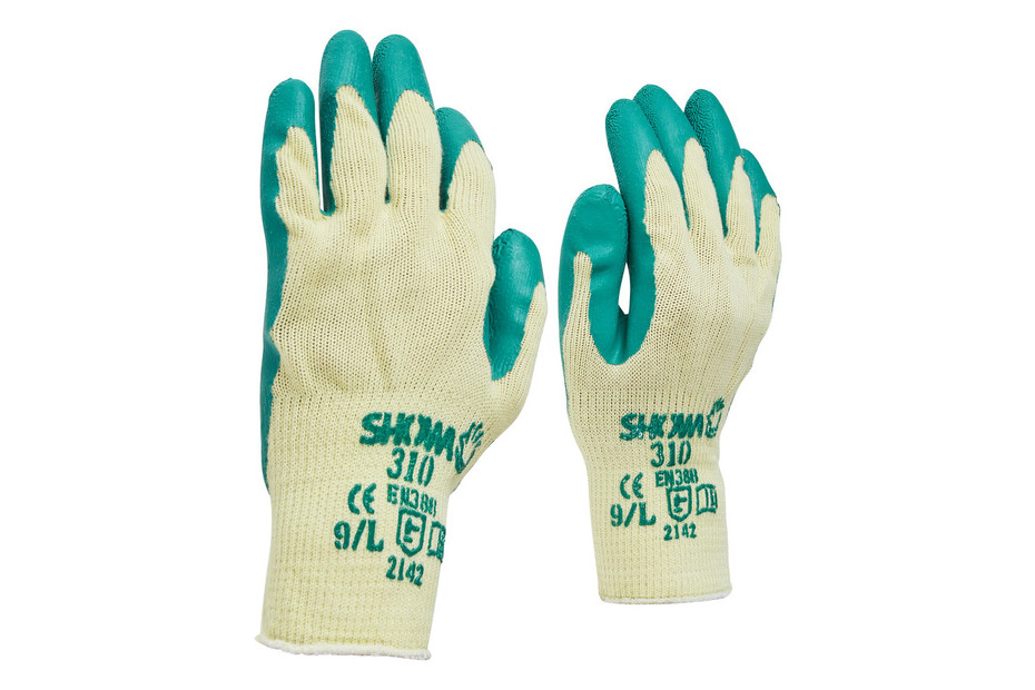 1 Paar SHOWA 341 grau/schwarz Arbeitshandschuhe LatexbeschichteteHandschuhe 1 Paar SHOWA 341 grau/schwarz Arbeitshandschuhe LatexbeschichteteHandschuhe