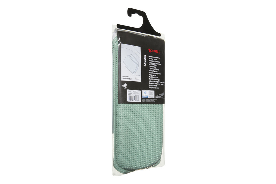 Alfombrilla De Ducha Spirella Alaska - 91x36 Cm, PVC, Color Verde, Antideslizante Para Bañera O Ducha