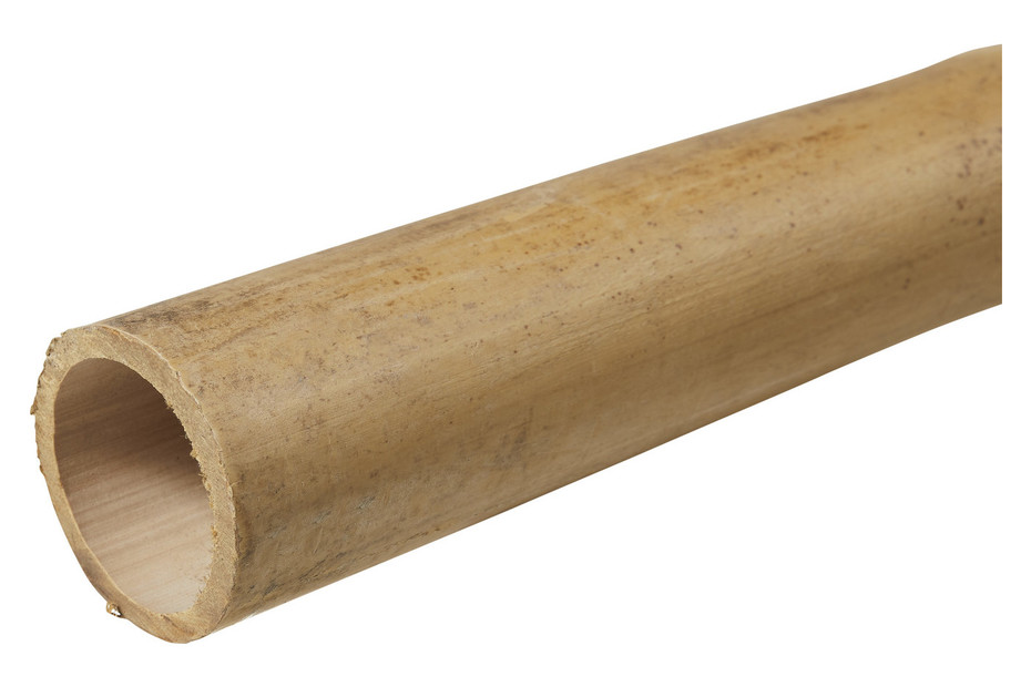 Tiges De Bambou Naturelles Brunies D4-5cm L2.30m En Lot De 4