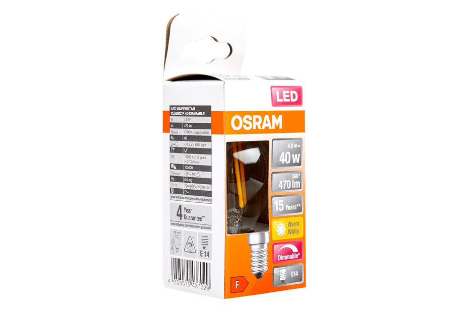 Osram Ampoule LED E14 Retrofit Classic P