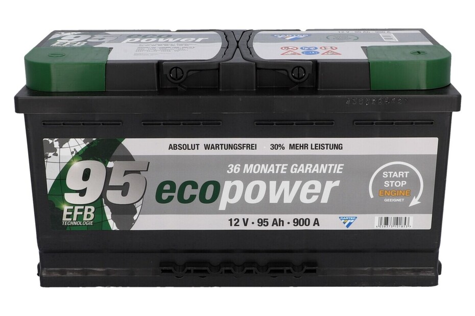 CARTEC Autobatterie ECO Power EFB