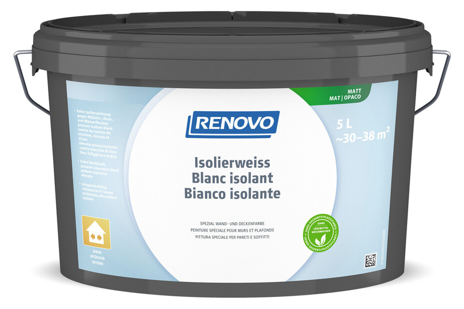Renovo Isolierfarbe Weiss