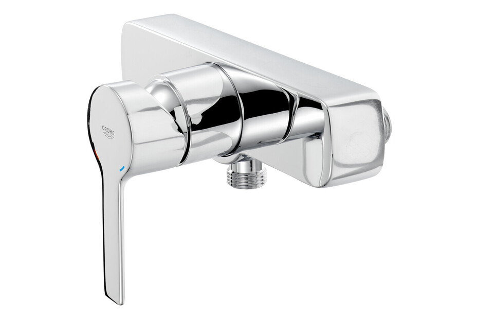 GROHE Brausebatterie-Set Für Rapido SmartBox – Einhandbedienung, Verstellbare Rosette, StarLight Oberfläche
