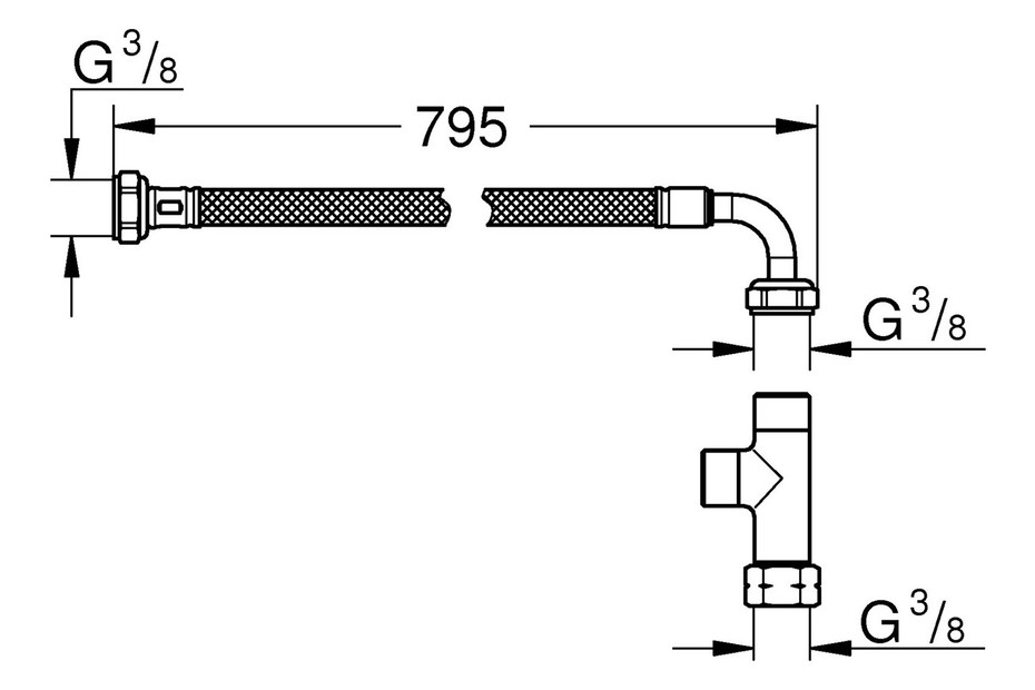Premium Dampftrockner Installationsset Von Kelaro – 3 M Edelstahlschlauch, Y-Anschluss, UPC-zertifiziert