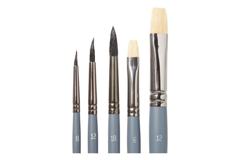 Talens Art Creation Aquarell-Pinselset – 3 Pinsel Aus Polyester (Größen 6, 8 & 5/8 Zoll)