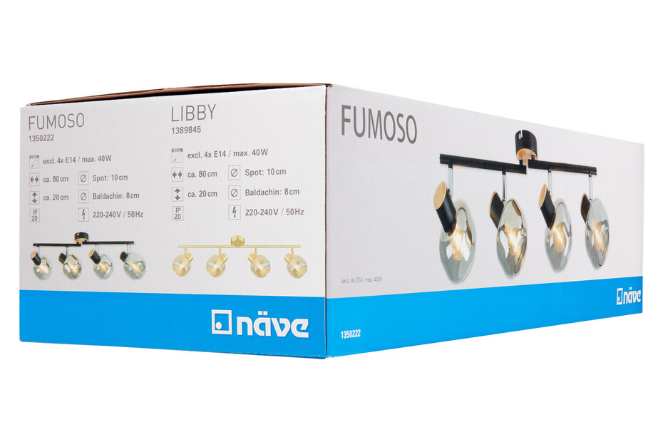 4 Fumoso kaufen JUMBO Näve Spots Deckenlampe mit bei