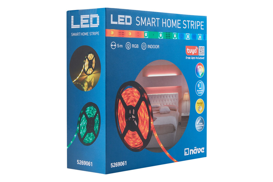 Näve LED-RGB-Stripe mit Bluetooth | 24 W | 1.5 m kaufen bei JUMBO