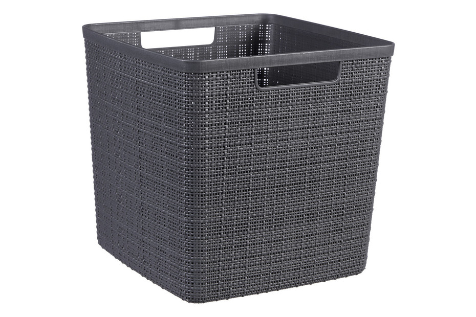 Curver Aufbewahrungsbox Jute Cube 27 × 28 × 28 cm 17 l kaufen bei JUMBO