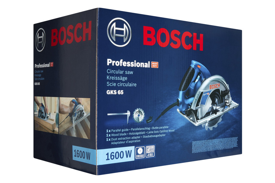 1600 bei W JUMBO 65 GKS Bosch | kaufen Blau Handkreissäge