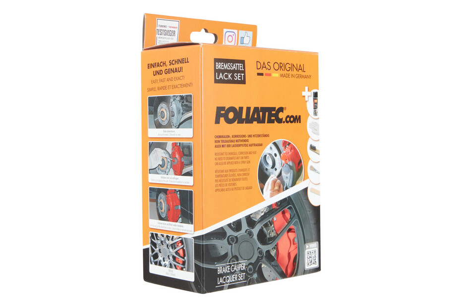 Foliatec Kit de peinture pour étriers de frein, Noir