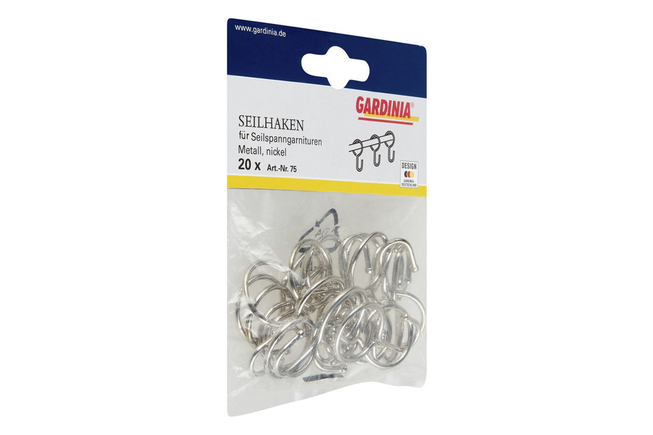 Gardinia Seilhaken für Seilspanngarnitur | 20 Stück kaufen bei JUMBO