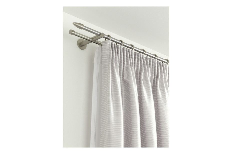 doble barra cortina - Buscar con Google  Tringle rideau, Double rideaux,  Rideaux